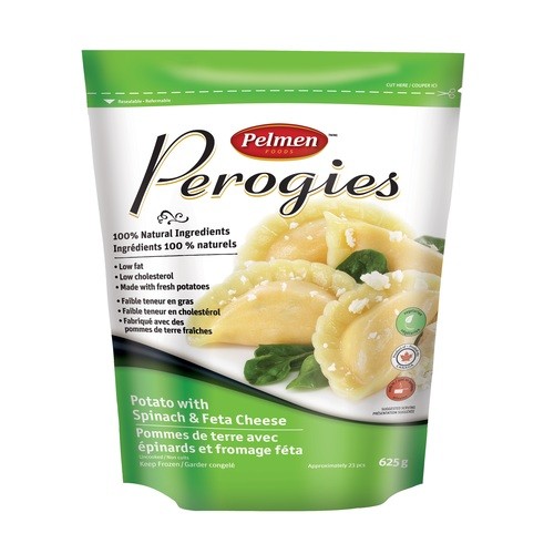Pelmen Potato Spinach And Feta Perogies 625 g (frozen)