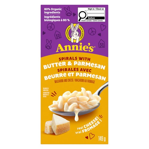 Annie's Macaroni & Cheese Spirals With Butter & Parmesan 149 g