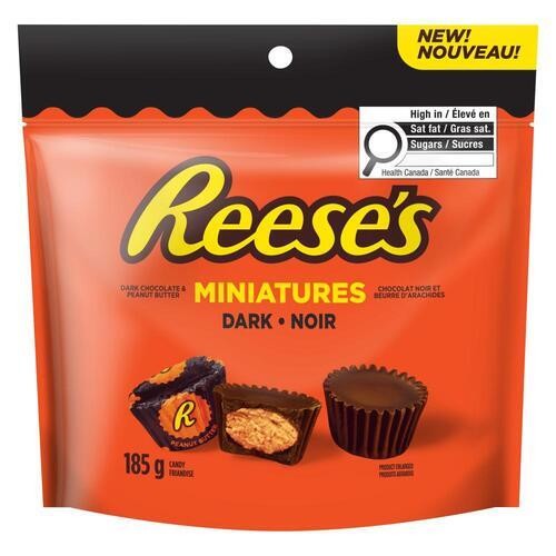 Reese's Miniatures Dark Chocolate & Peanut Butter 185 g