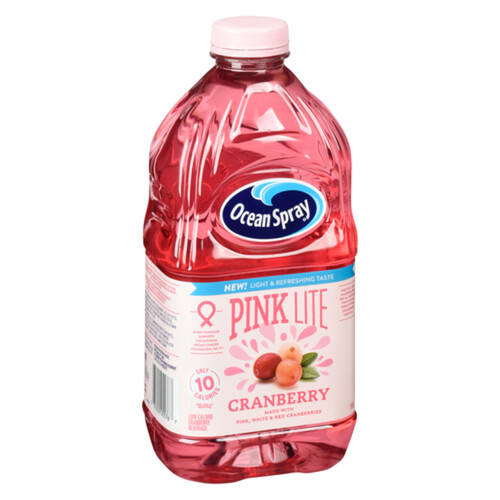 Ocean Spray Cocktail Juice Cranberry Pink Lite 1.89 L