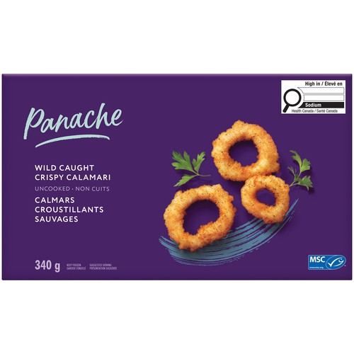 Panache Frozen Uncooked Calamari Crispy 340 g