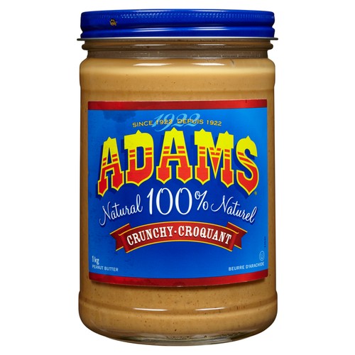 Adams Regular Crunchy Peanut Butter 1 kg