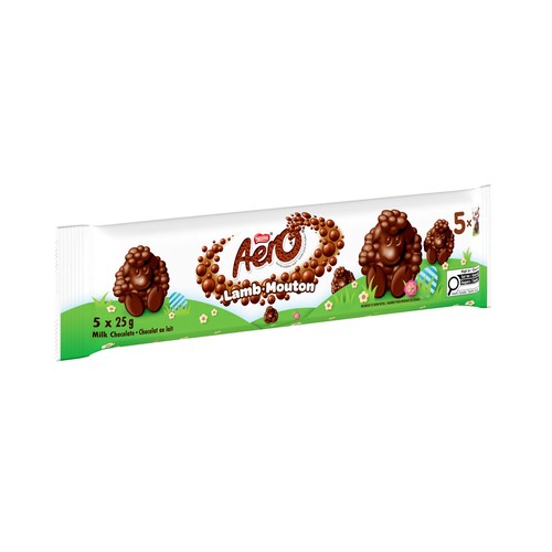 Nestlé Aero Easter Chocolate Lambs 5 x 25 g