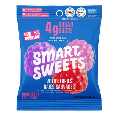 SmartSweets Candy Wild Berries 50 g