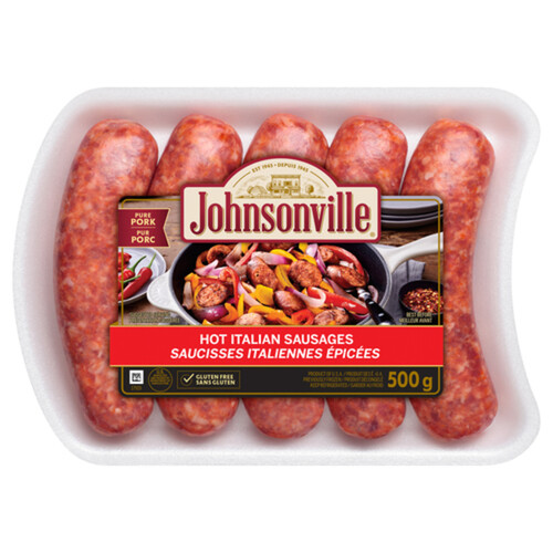 Johnsonville Gluten-Free Frozen Sausage Hot Italian 500 g