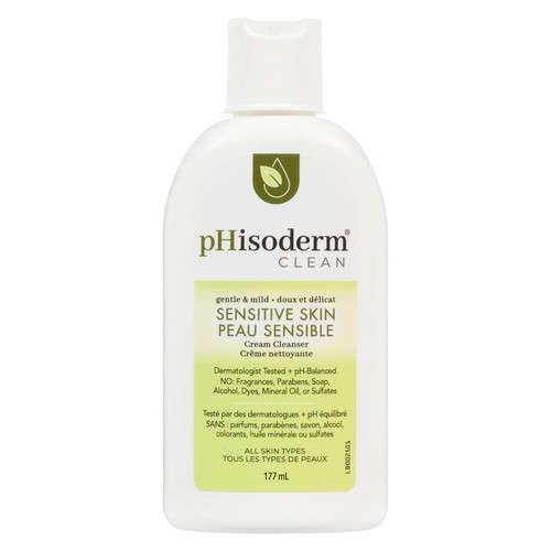Phisoderm Sensitive Skin Cream Cleanser Gentle & Mild 177 ml