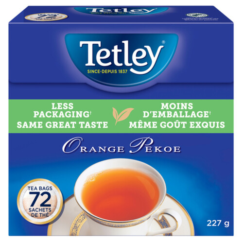 Tetley Tea Orange Pekoe 72 Tea Bags