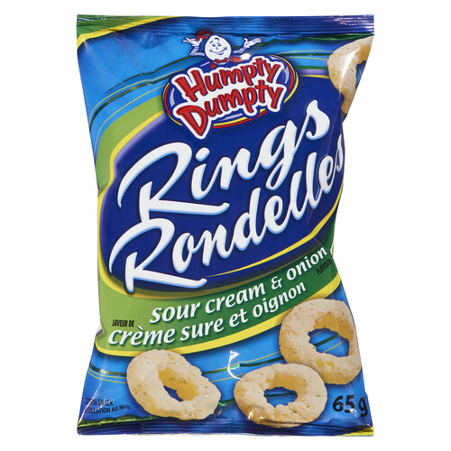 Humpty Dumpty Sour Cream & Onion Rings 65 g