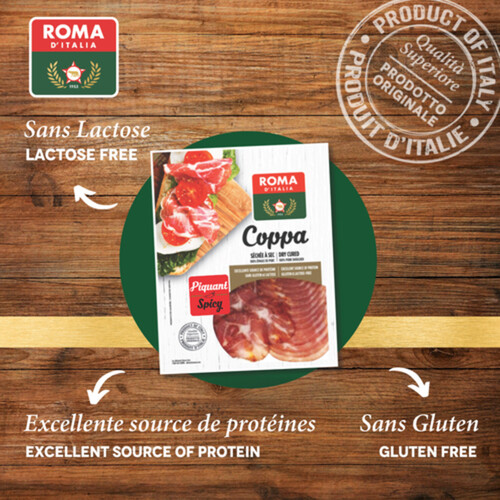 Roma Sliced Coppa Hot 100 g