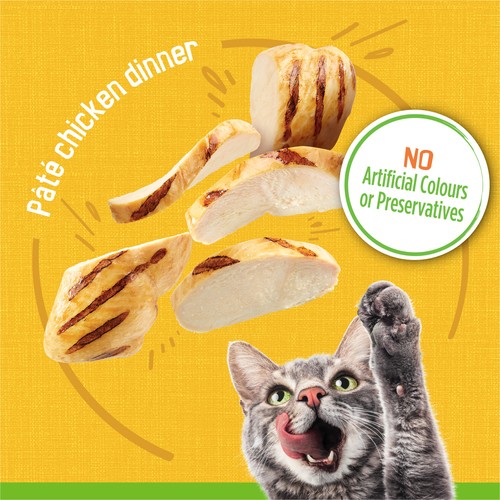 Friskies Wet Cat Food Chicken Dinner 156 g
