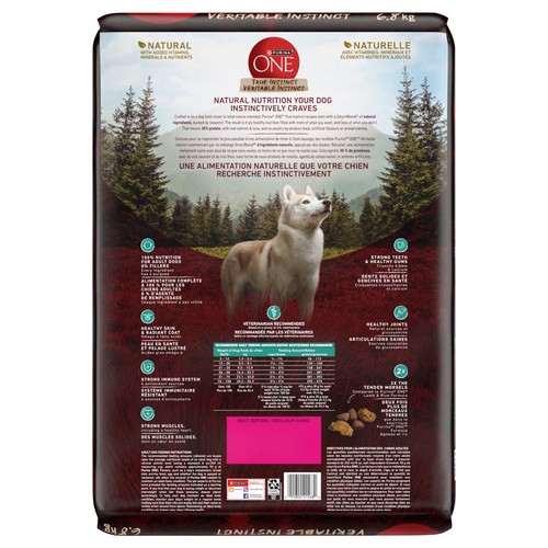 Purina ONE True Instinct Dry Dog Food Salmon & Tuna 6.8 kg