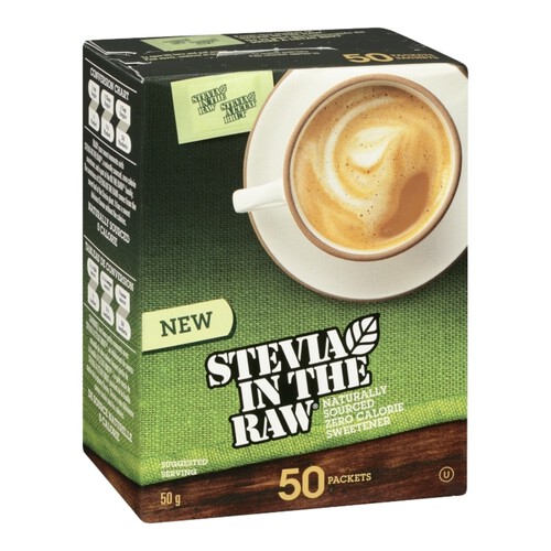 Stevia In The Raw Sweetener 50 Packets