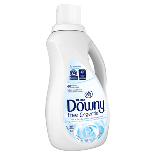 Downy Ultra Fabric Softener Free & Gentle 60 Loads 1.53 L