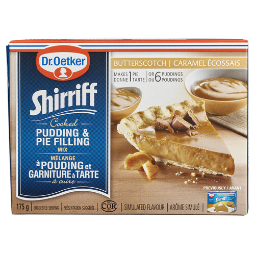 Dr. Oetker Shirriff Pudding & Pie Filling Mix Butterscotch 175 g