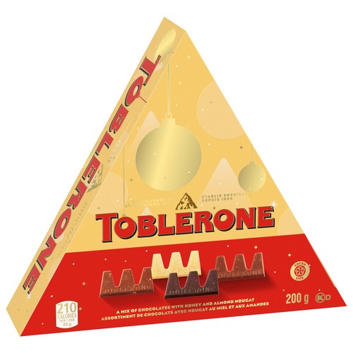 Toblerone Chocolate Tinys Variety Box 25 Individually Wrapped Pieces 200 g