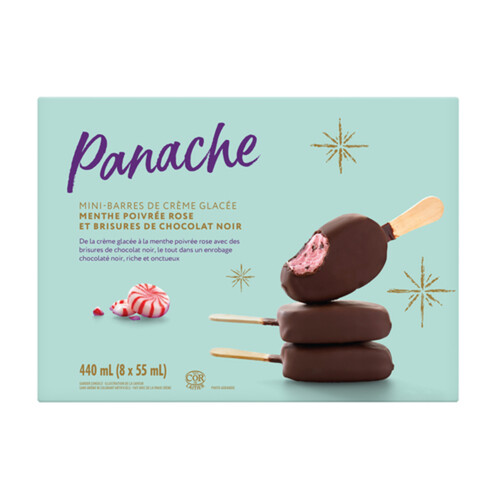 Panache Ice Cream Bars Pink Peppermint 440 ml