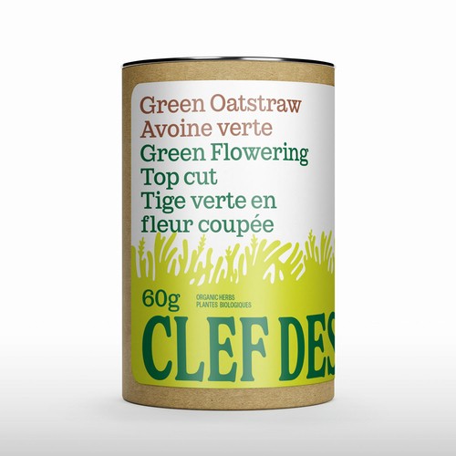 Clef des Champs Organic Herb Infusion Oat Green Flower 60 g