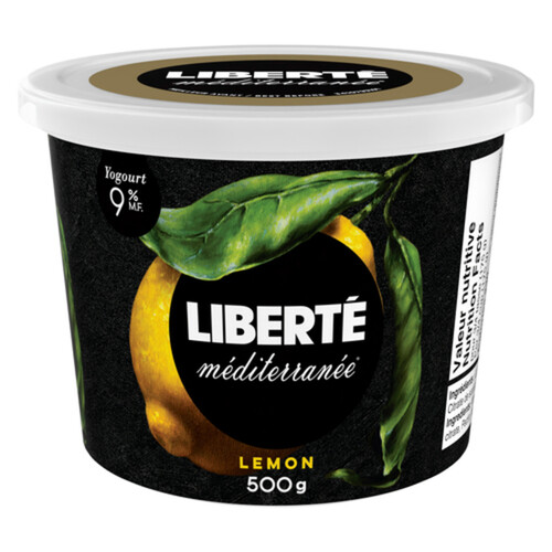 Liberté Méditerranée 9% Yogurt Lemon 500 g