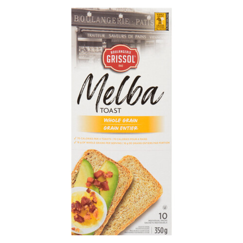 Grissol Melba Whole Wheat Toast 350 g