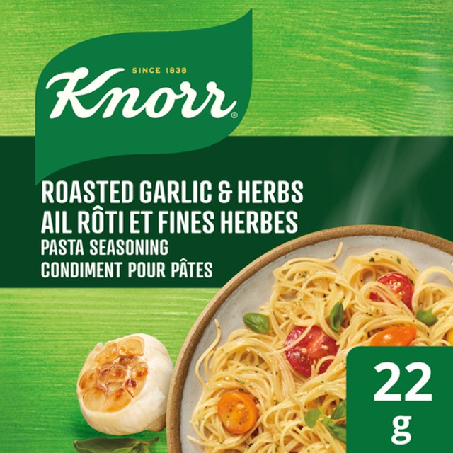 Knorr Pasta Seasoning Garlic + Herb 22 g Voilà Online Groceries & Offers