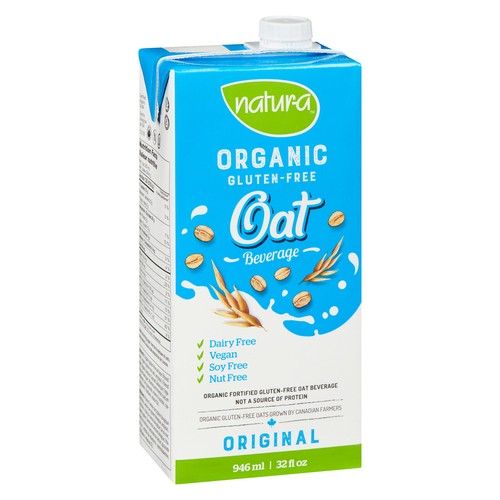 Natura Organic Gluten-Free Oat Beverage Original 946 ml