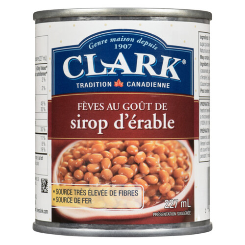 Clark Beans With Maple Syrup 227 ml