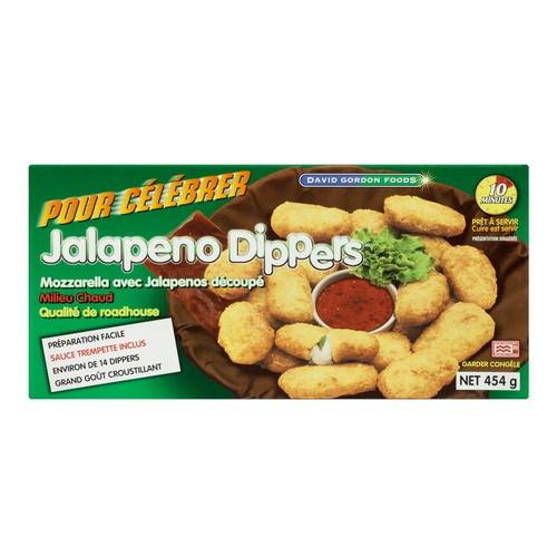 David Gordon Foods Party On Frozen Jalapeno Dippers 454 g