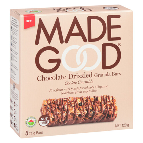 MadeGood Organic Granola Bar Cookie Crumble 120 g