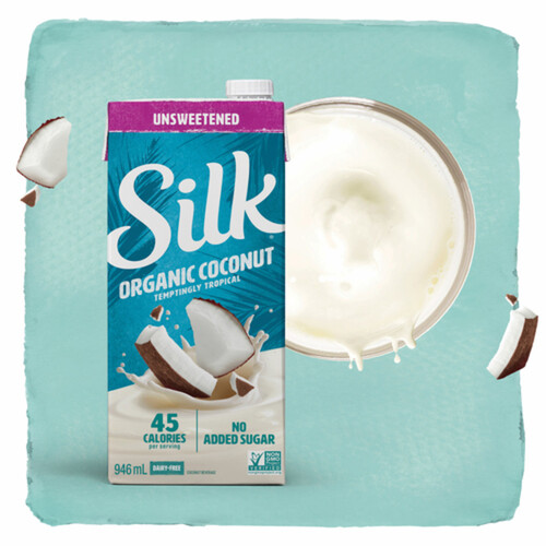 Silk Organic Dairy-Free Coconut Beverage Unsweetened 946 ml