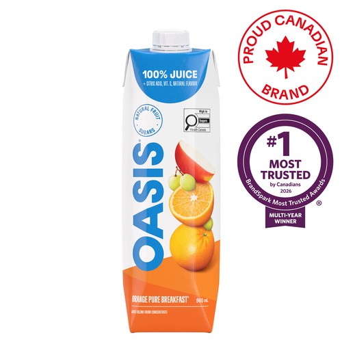 Oasis Juice Orange Pure Breakfast 960 ml