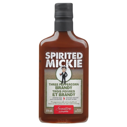 Sensations BBQ Sauce Three Peppercorn Brandy 375 ml