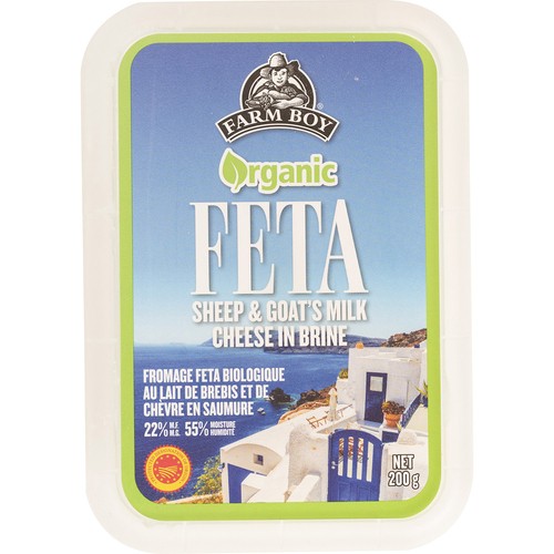 Farm Boy Organic Feta Cheese In Brine 200 g