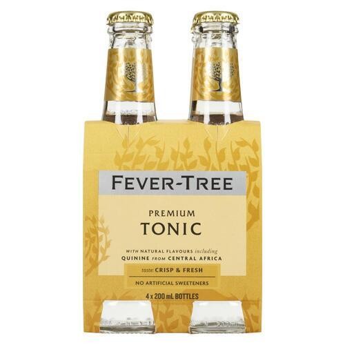 Fever-Tree Tonic Water Premium 4 x 200 ml (bottles)