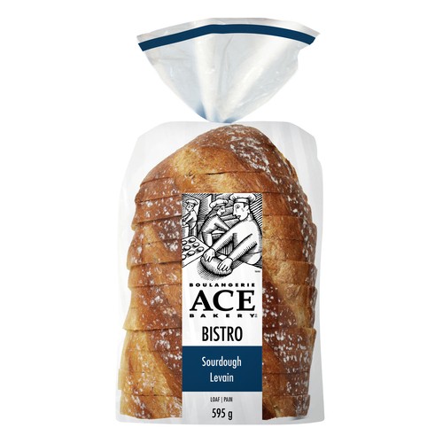 Ace Bakery Bistro Loaf Bread Sourdough 595 g (frozen)