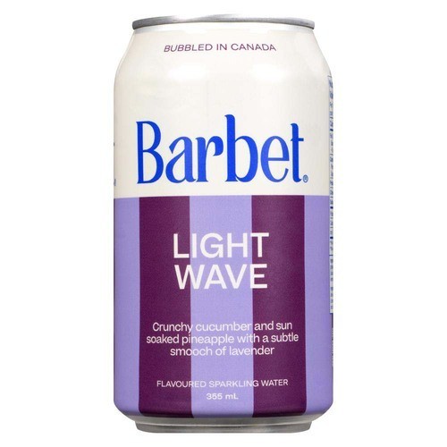 Barbet Sparkling Water Light Wave 355 ml (can)