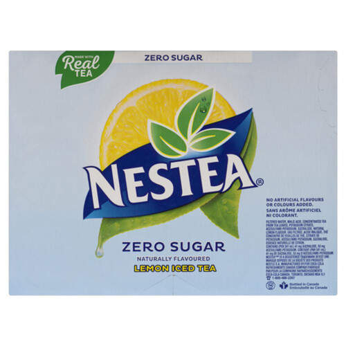 Nestea Zero Sugar Iced Tea Lemon 12 x 341 ml (cans)