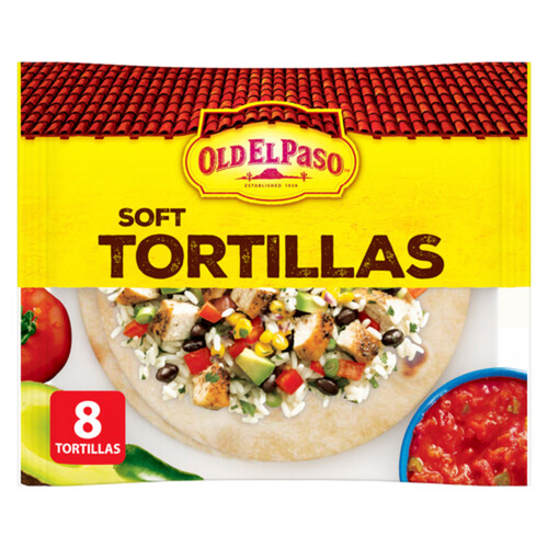 Old El Paso Tortillas Soft Flour Large 334 g