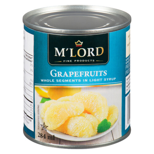 M'Lord Canned Grapefruit Whole Segments 284 ml