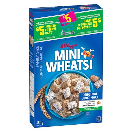 Kellogg's Mini Wheat Cereal Original 650 g