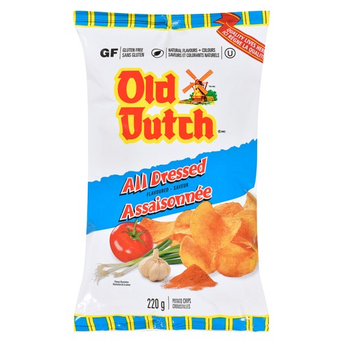 Old Dutch Potato Chips All Dressed 220 g