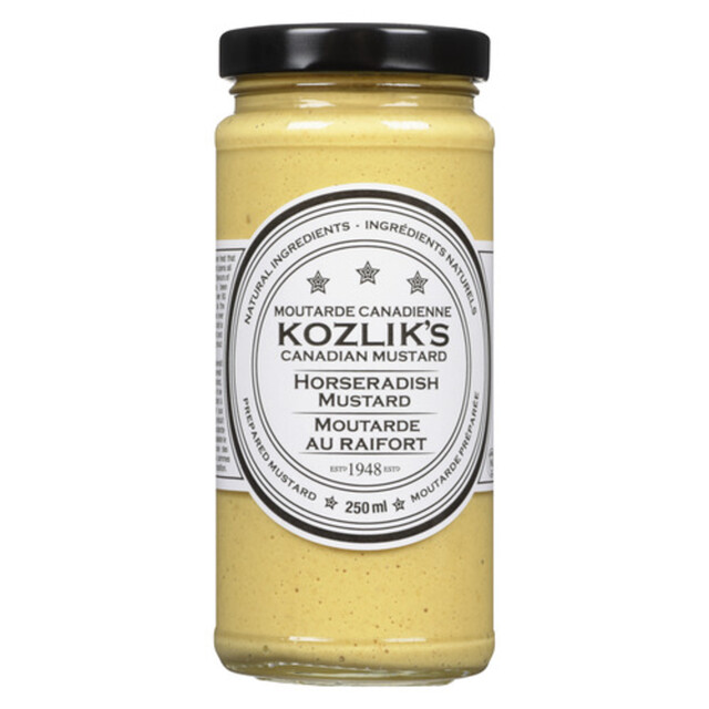 Kozlik's Horseradish Mustard 250 ml Voilà Online Groceries & Offers