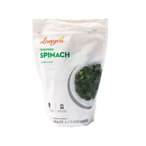 Longo's Frozen Vegetables Chopped Spinach 500 g