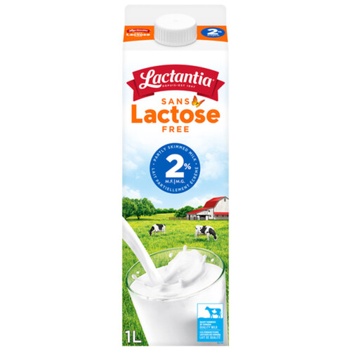 Lactantia Lactose-Free 2% Milk Partly Skimmed 1 L