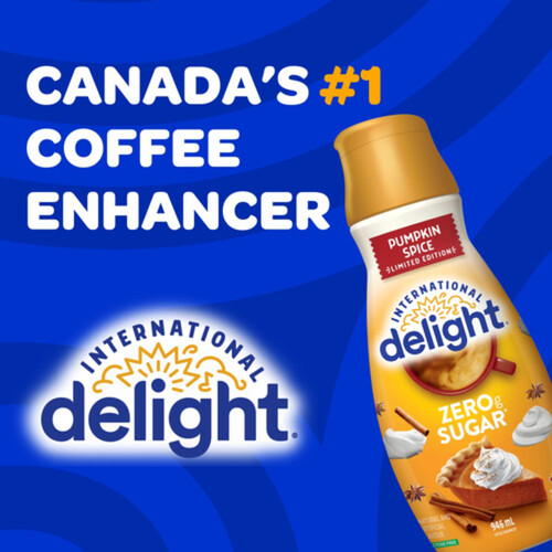 International Delight Zero Sugar Coffee Creamer Limited Edition Pumpkin Spice 946 ml