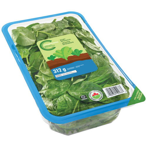 Compliments Organic Baby Spinach 312 g