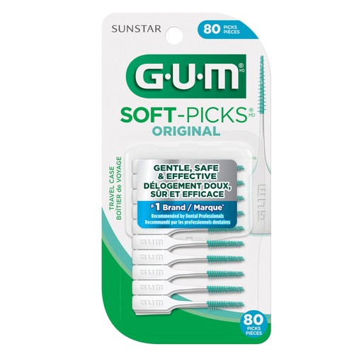 GUM Soft-Picks Original Dental Picks 80 Count