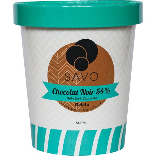Savo Gelato 54% Dark Chocolate 500 ml