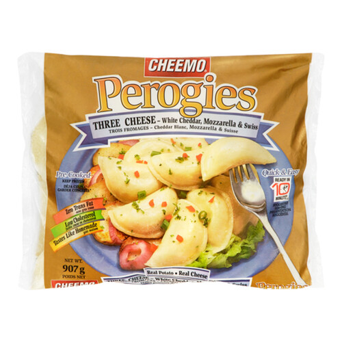 Cheemo Perogies Three Cheese 907 g (frozen)