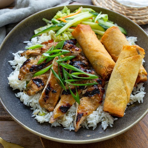 SUMM! Crispy Spring Rolls Chicken 6 Count 350 g