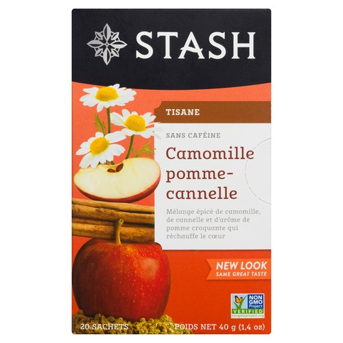 Stash Herbal Tea Cinnamon Apple Chamomile 20 Tea Bags